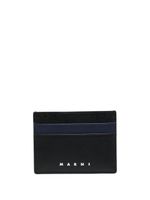 Marni porte-cartes en cuir - Noir