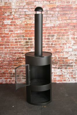 Tuinhaard houthaard drumpot ø45x158cm