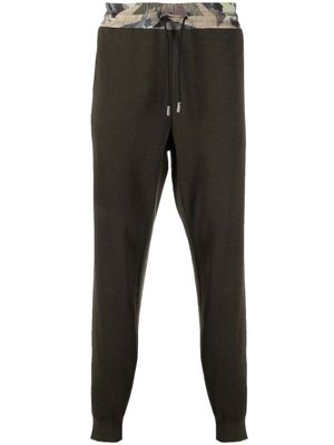 ETRO pantalon de jogging à lien de resserrage - Vert