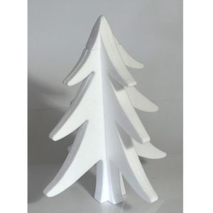 20x Beschilderbare piepschuim kerstboom 30 cm