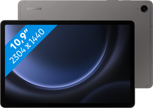Samsung Galaxy Tab S9 FE 5G LTE 128 GB 27,7 cm (10.9") Samsung Exynos 8 GB Wi-Fi 6 (802.11ax) Android 13 Grijs
