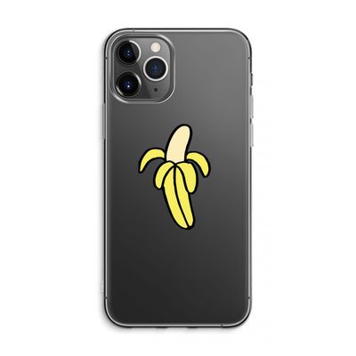 Banana: iPhone 11 Pro Max Transparant Hoesje