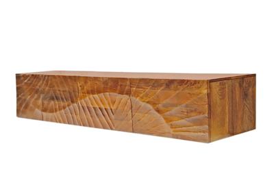 TV-kast SCORPION 200cm hangend lowboard mangohout bruin - 46646