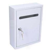 Brievenbus EDM 85803 Linear Wit Staal 26 x 20 x 7,5 cm