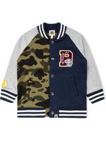 A BATHING APE® veste 1st Camo Varsity - Marron