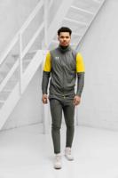 Under Armour Challenger Trainingspak Heren Grijs/Geel - Maat L - Kleur: GeelGrijs | Soccerfanshop