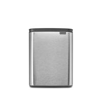 Brabantia Bo Afvalemmer - 12 liter - kunstof binnenemmer - matt steel fingerprint proof 230486