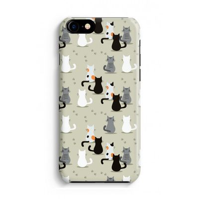 Katten: Volledig Geprint iPhone 7 Hoesje