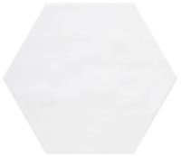 Cifre Vodevil White wandtegel hexagon 18x18 cm wit glans