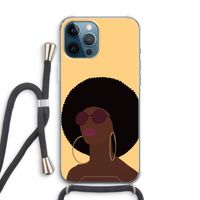 Golden hour: iPhone 12 Pro Transparant Hoesje met koord