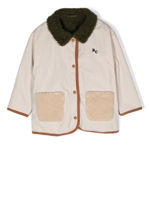 Bobo Choses veste réversible en peau lainée artificielle - Tons neutres