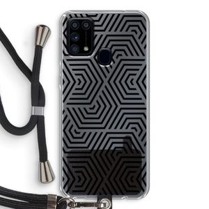 Magic pattern: Samsung Galaxy M31 Transparant Hoesje met koord