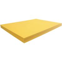 Creativ Company Karton, vel 50x70 cm, 270 gr, sun yellow, 100 vel/ 1 doos