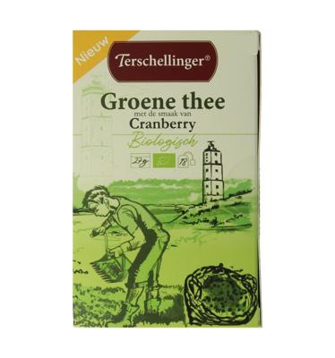 Groene thee cranberry bio