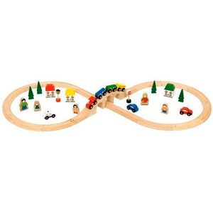 Houten Treinset, 40dlg.