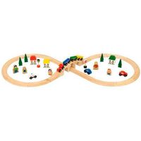 Houten Treinset, 40dlg.