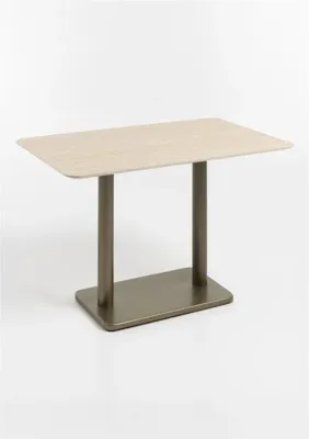 Bistrotafel Brest 120 x 75 | Travertine in 2 kleuren