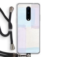 Square pastel: OnePlus 8 Transparant Hoesje met koord