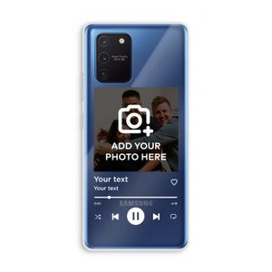 Music Player: Samsung Galaxy Note 10 Lite Transparant Hoesje