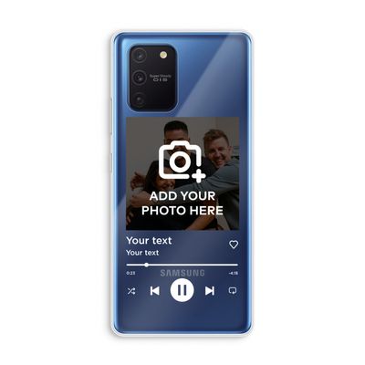 Music Player: Samsung Galaxy Note 10 Lite Transparant Hoesje