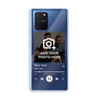 Music Player: Samsung Galaxy Note 10 Lite Transparant Hoesje