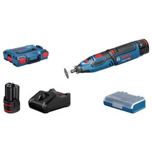 Bosch Professional GRO 12 V LI 06019C5001 Multifunctioneel accugereedschap Incl. 2 accus, Incl. accessoires, Incl. koffer 9-delig 12 V 2 Ah Aantal meegeleverde