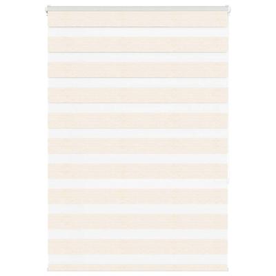 VidaXL Zebra rolgordijn 100x150 cm stofbreedte 95,9 cm marmerbeige
