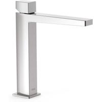 Wastafelkraan Tres Slim | Opbouw | Mengkraan | Hoog model | 1-knop | Vierkant | Chroom