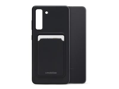 Mobilize Mobilize Rubber Gelly Card Case Samsung Galaxy S20 FE Matt Black