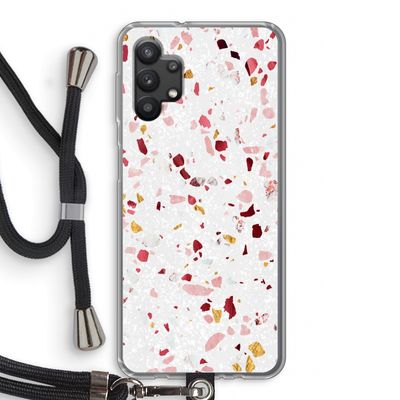 Terrazzo N°9: Samsung Galaxy A32 5G Transparant Hoesje met koord