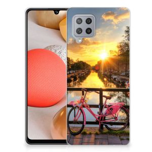 Samsung Galaxy A42 Siliconen Back Cover Amsterdamse Grachten