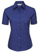 Russell Z937F Ladies` Short Sleeve Classic Pure Cotton Poplin Shirt - thumbnail