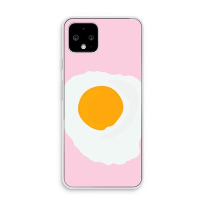 Sunny side up: Pixel 4 Transparant Hoesje