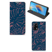 OPPO A74 4G Smart Cover Palm Leaves