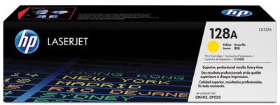 HP toner 128A, 1 300 pagina&apos;s, OEM CE322A, geel