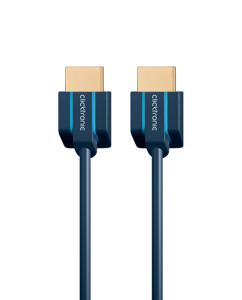 ClickTronic 70703 HDMI kabel 1,5 m HDMI Type A (Standaard) Blauw
