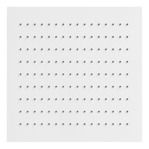Hoofddouche Tres Exclusive | 38x38 cm | Vierkant | Wit mat