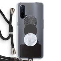 Marmeren cirkels: OnePlus Nord CE 5G Transparant Hoesje met koord
