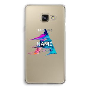 Abstract Spectrum: Samsung A3 (2017) Transparant Hoesje