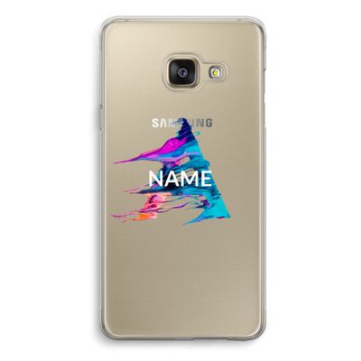 Abstract Spectrum: Samsung A3 (2017) Transparant Hoesje