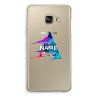 Abstract Spectrum: Samsung A3 (2017) Transparant Hoesje