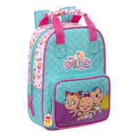Schoolrugzak The Bellies 20 x 28 x 8 cm Paars Turkoois Wit
