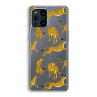Luipaard: Oppo Find X3 Transparant Hoesje