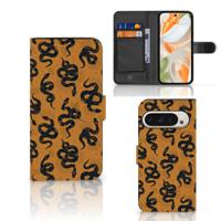 Telefoonhoesje | Met pasjeshouder | voor Google Pixel 9 | 9 Pro Snakes