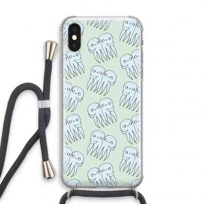 Octopussen: iPhone X Transparant Hoesje met koord