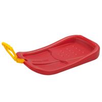 Sneeuw slee - slede met handvat - voor kinderen - 58 cm - rood - Kinderslee - kunststof