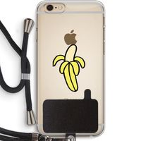 Banana: iPhone 6 PLUS / 6S PLUS Transparant Hoesje met koord