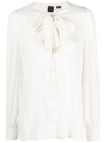 PINKO chemise à col lavallière - Blanc