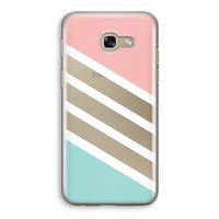 Strepen pastel: Samsung Galaxy A5 (2017) Transparant Hoesje