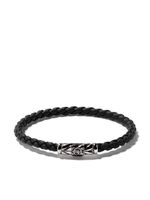 David Yurman bracelet en argent sterling à chevrons (8 mm) - Noir